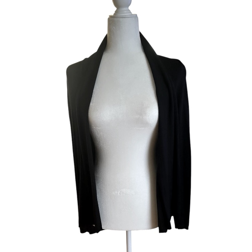 NWT*Express high low cardigan Blk SP - Picture 5 of 6
